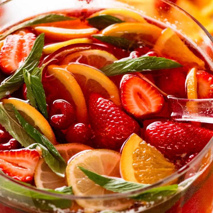 Celebration Fruit Punch (holiday punch recipe)