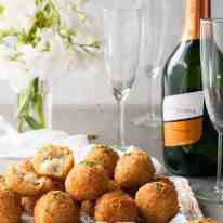 Cheesy Italian Arancini Rice Balls - Sensational for making ahead!