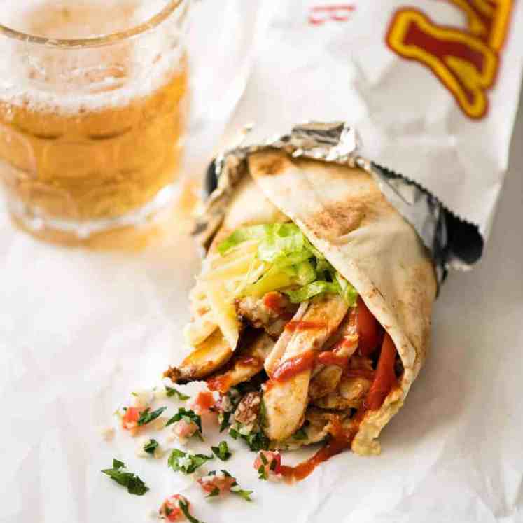 Homemade Chicken Doner Kebab - the better version of the midnight post-pub kebab runs! recipetineats.com