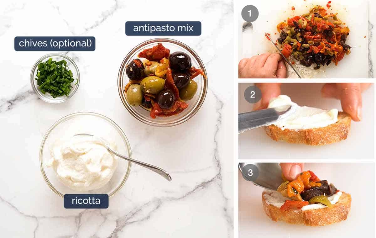 How to make Mediterranean Crostini