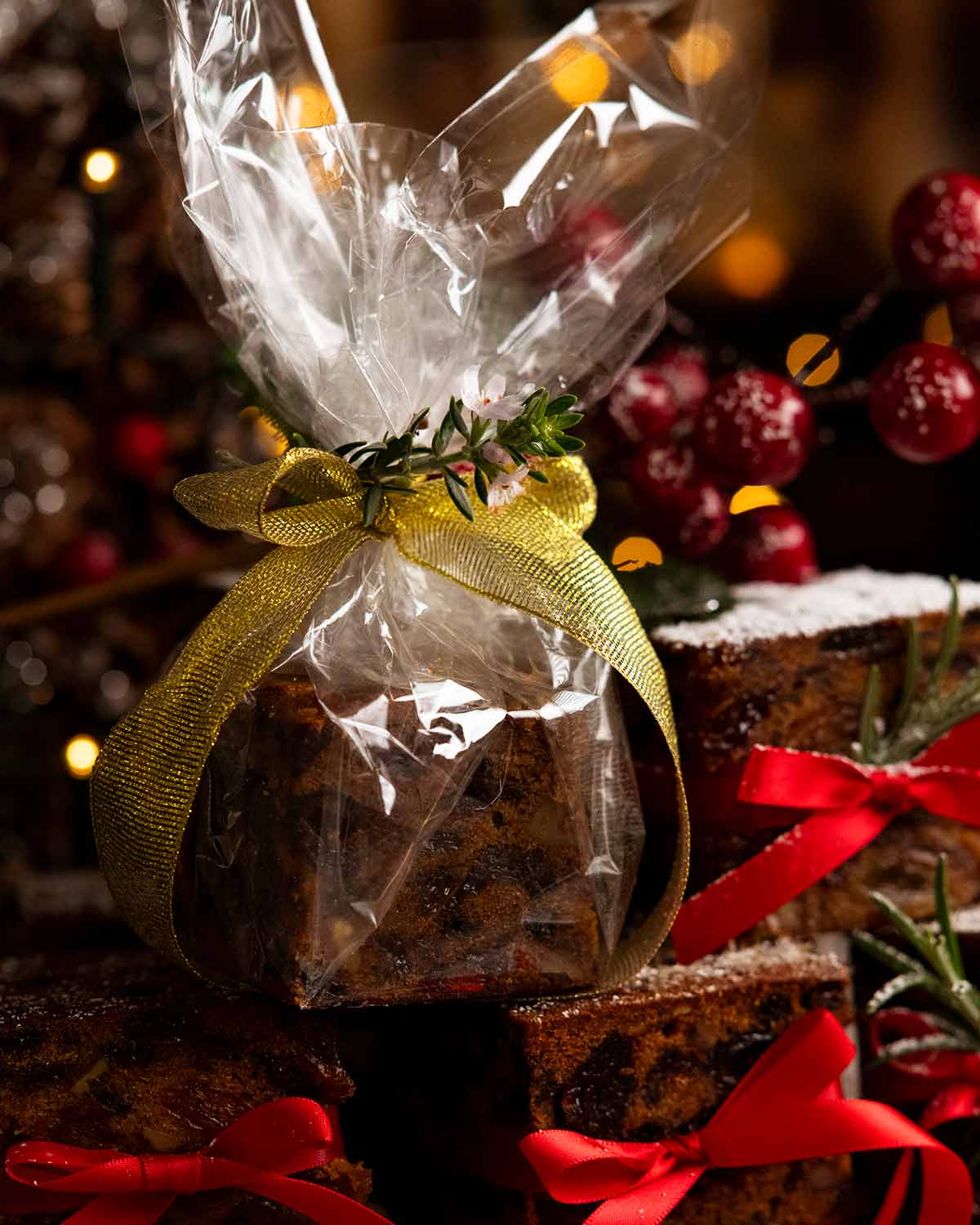 Mini Christmas Cakes gift